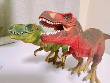 슐라이히 공룡 티라노사우루스 피규어 2체 세트
