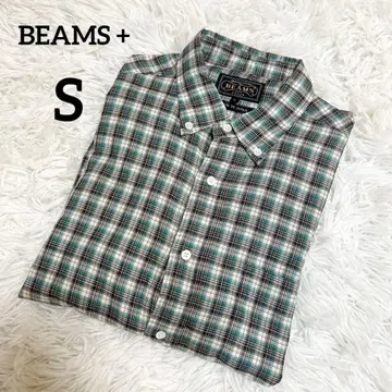 새상품급 BEAMS+ 빔즈 체크 긴팔 셔츠 멋짐