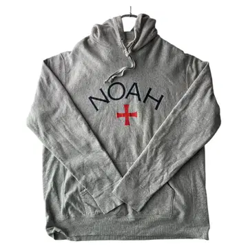 NOAH 그레이 후드 부착 후드티 XL