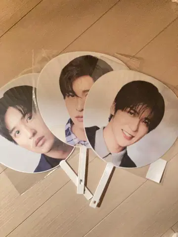메구로 렌 부채 3개 세트