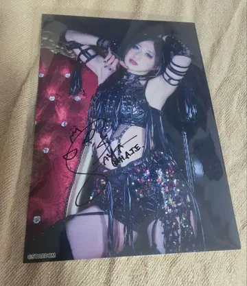 STARDOM 카미타니 사야 친필 사인 포트레이트