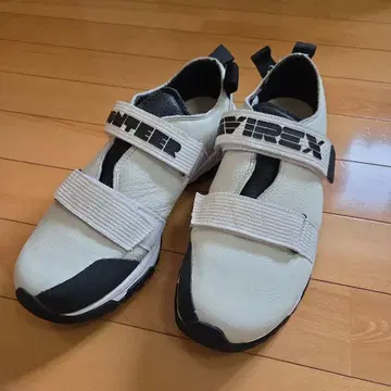 [레어] AVIREX 프론티어 콜라보 화이트/블랙 27cm