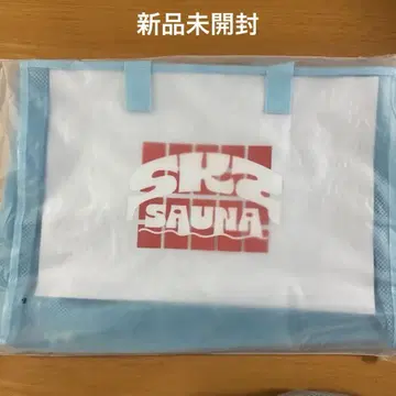 Stray Kids 스키즈 JYP POPUP 사우나 메쉬 토트백