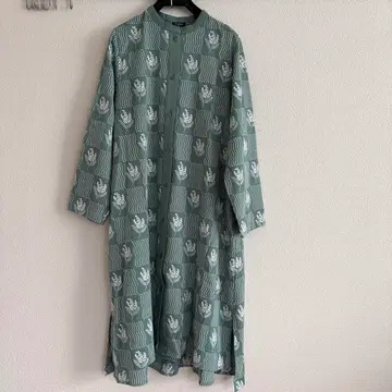 새상품 Marble SUD 마블슈드 미모사 꽃무늬 원피스 그린