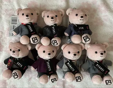 BE:FIRST 곰 봉제 인형 gifted 7개 세트
