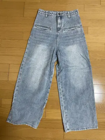 루즈 데님 팬츠 와이드 팬츠