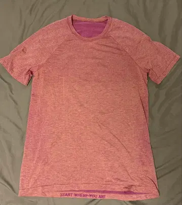 lululemon Metal Vent T셔츠 오렌지