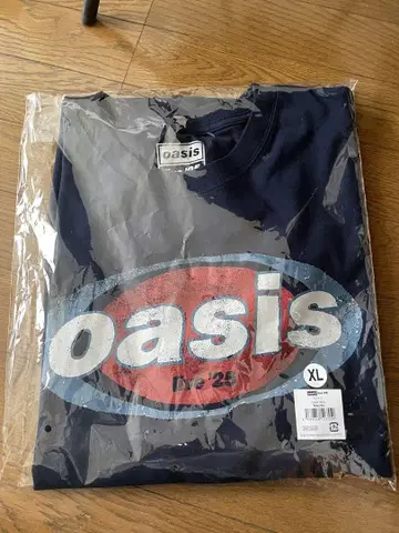 Oasis live'25 T셔츠 Logo Navy XL