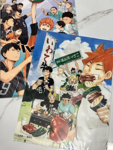 하이큐 클리어 파일 극장판 JA 공제 콜라보