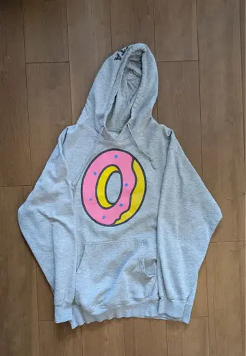 Odd future Ofwgkta 도넛 그래픽 후드티 그레이