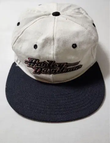 Harley Davidson 캡 화이트/블랙