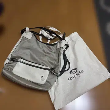 펠레 보르사 ( PELLE BORSA ) 그레이 숄더백