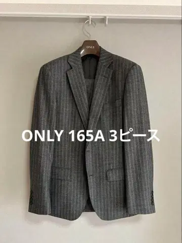 [새상품급] ONLY 그레이 스트라이프 3P 비즈니스 정장