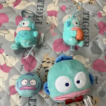 한교동 봉제 인형 키링 4종 세트