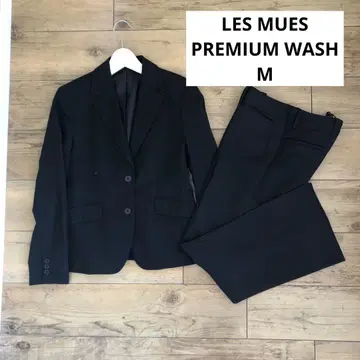 LES MUSE M 비즈니스 수트 셋업 블랙 프리미엄 워시