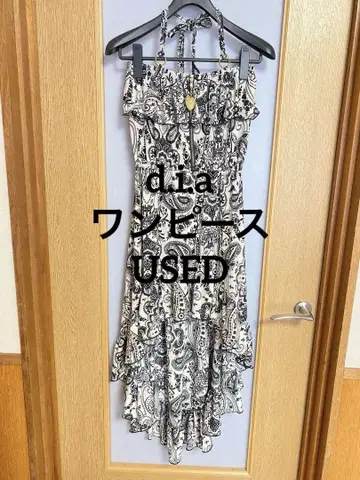 헤이세이 갸루 d.i.a. 페이즐리 무늬 원피스