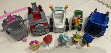 퍼피 구조대 차량과 피규어 세트