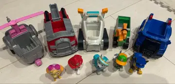 퍼피 구조대 차량과 피규어 세트