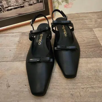 millebonheur 더블 리본 스트랩 신발