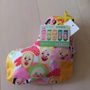 코비토즈칸 캐릭터 삭스 5켤레 23~25cm