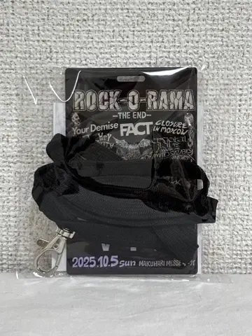 ROCK-O-RAMA -THE END VIP 특전 패스 카드 넥스트랩