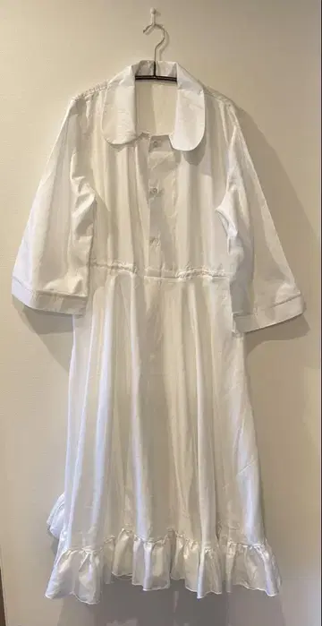 [ 할로윈 ] 사다코 화이트 프릴 원피스