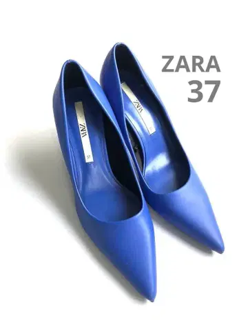 ZARA 하이힐 파랑 37