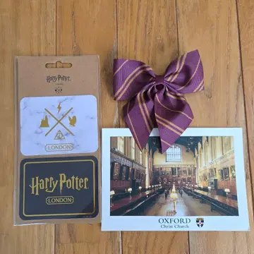 Harry Potter 엽서와 리본 세트