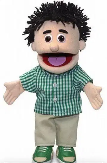 인형 캐릭터 웃는 봉제 인형 피치 보이 퍼펫