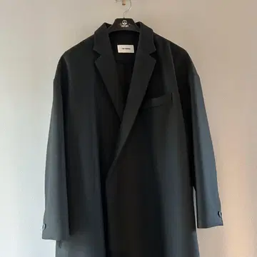 THE RERACS 체스터 코트 다크 그린