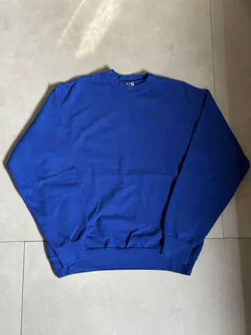 LOS ANGELES APPAREL 크루넥 맨투맨 블루 M