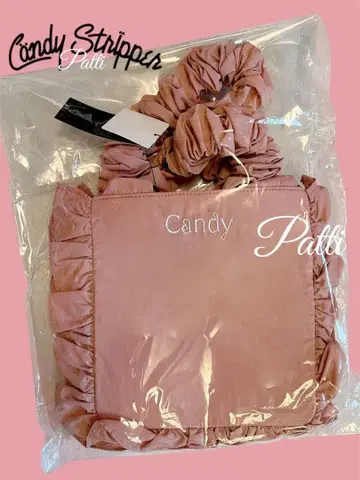 CANDY FRILL BAG Pink 택 포함 미사용 새상품