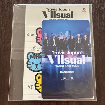 Travis Japan 월드 투어 2025 비주얼 카드