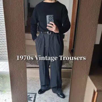 70s 빈티지 스트라이프 슬랙스 TALON