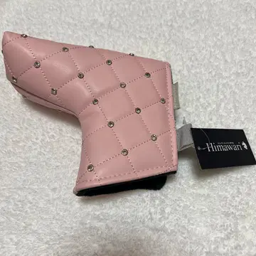 핑크 퀼팅 퍼터용 골프헤드커버