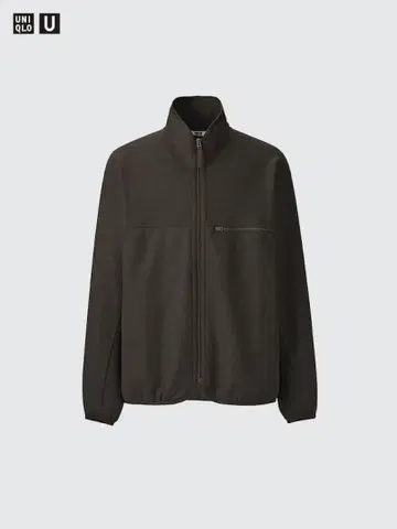 UNIQLO U 브러쉬드 저지 블루종 L