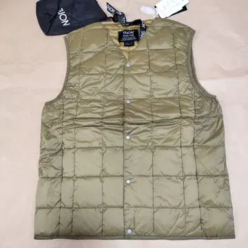 TAION V넥 이너 베스트 베이지 M 사이즈
