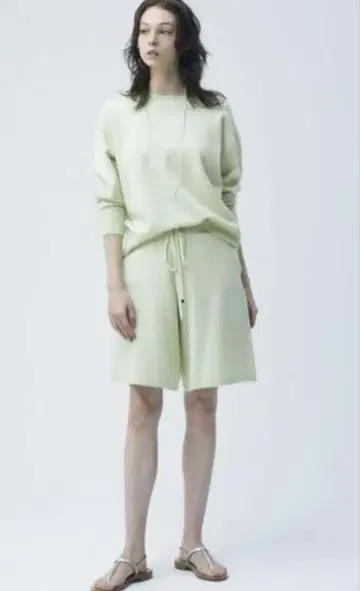 론 헤르만 별주 ebure 캐시미어 가디건/하프 팬츠