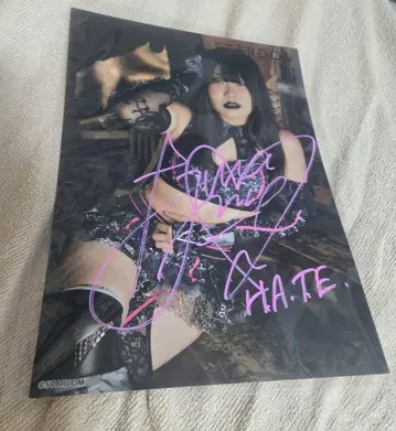 STARDOM 리나 친필 사인 포트레이트