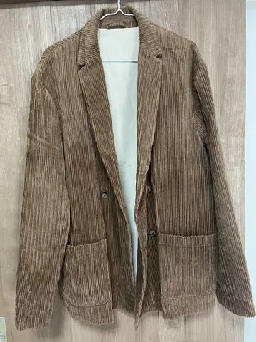 ZARA 베이지 코듀로이 테일러드 자켓