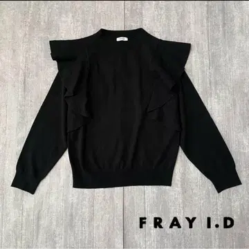 FRAY I.D 어깨 프릴 니트
