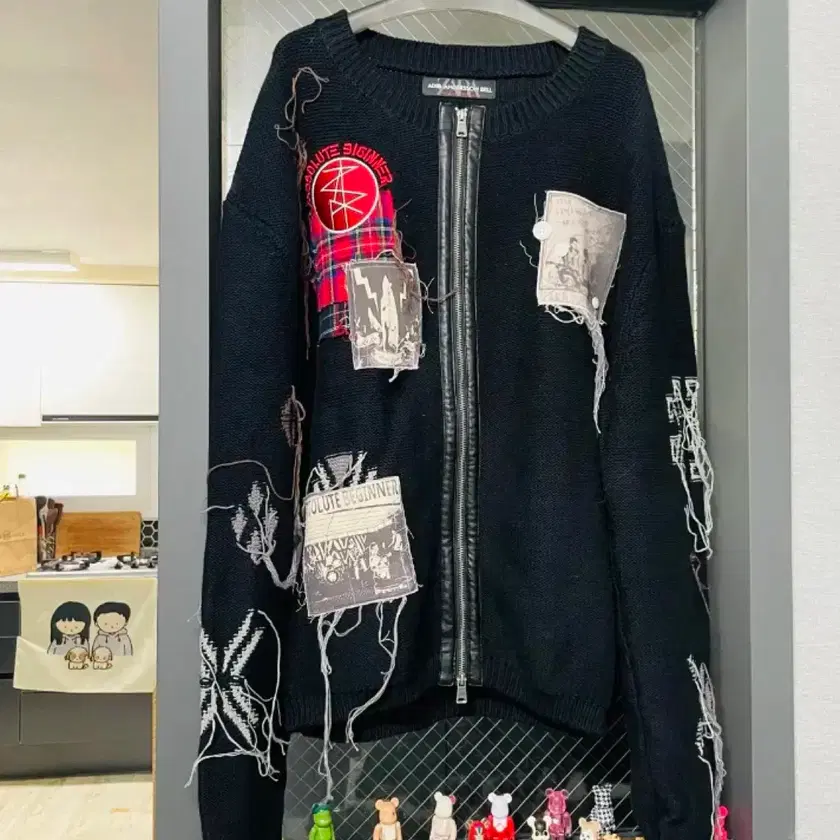 Zara Andersson Bell Patch Zip-up Cardigan | Bunjang Global