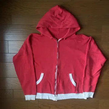 50s two-tone zip Hoodie