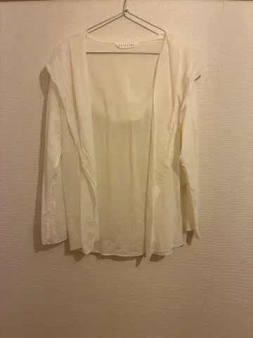PRISTINE / 와시 보일 후드 로브 자켓