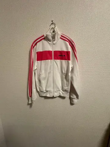 adidas 저지 화이트/핑크 2XS