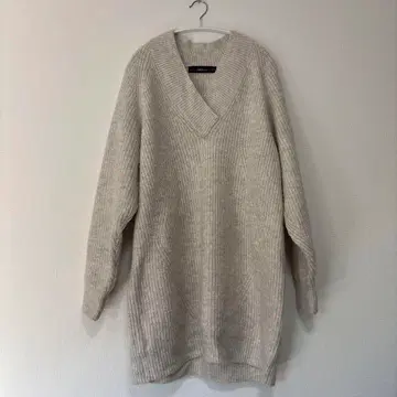 ZARA V넥 니트 원피스 오버 사이즈 최종 가격