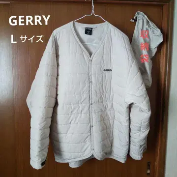 GERRY 제리 노카라 다운 자켓 L 사이즈 라이트 베이지 색상