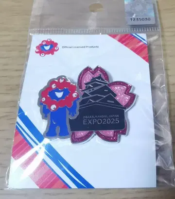 오사카 간사이 만박 핀 배지 미야쿠미야쿠 오사카 성 사쿠라