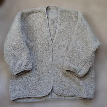 UNIQLO 플리스 보아 자켓 XL 베이지