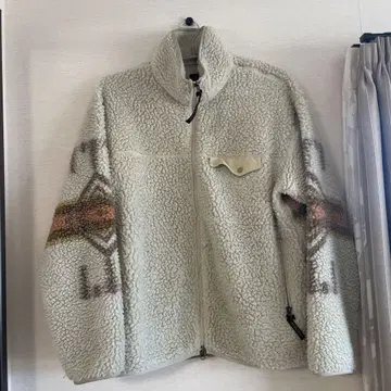 Pendleton 플리스 자켓 크림색
